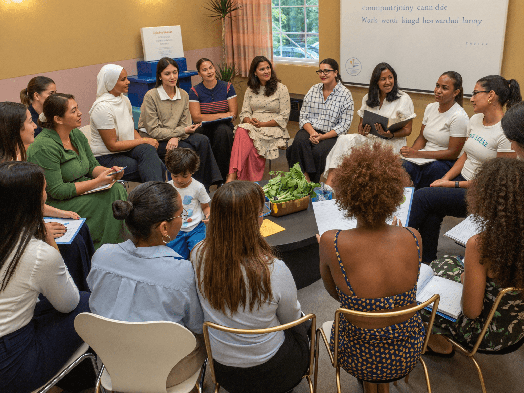 Families and caregivers at an ASun Star resource workshop