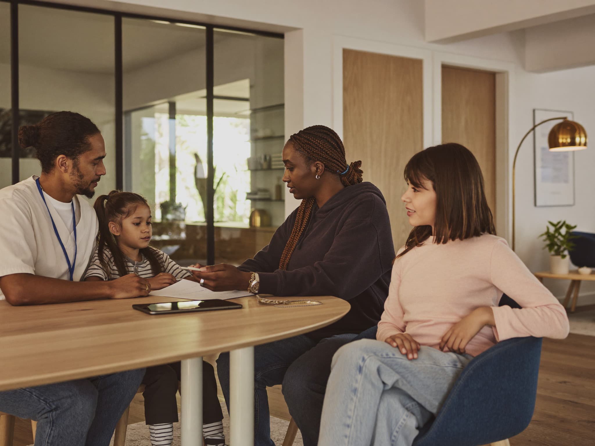 Family meeting with an ASun Star counselor