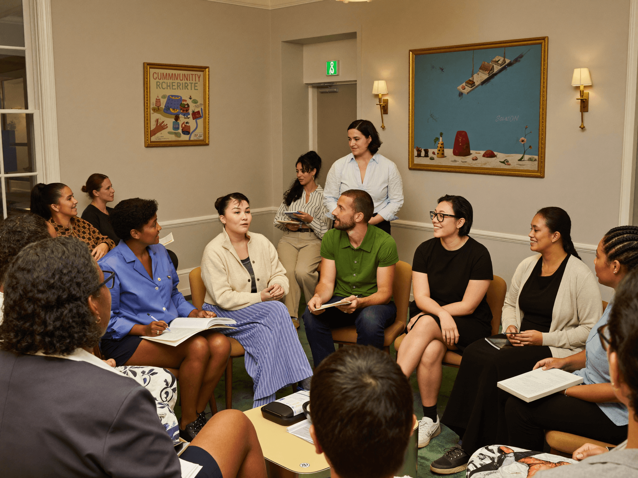 Support group session at ASun Star